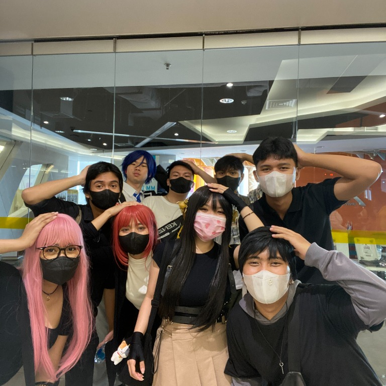 Cosplay memory 14 with friends